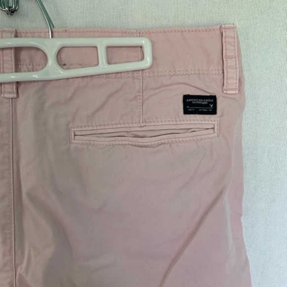 American Eagle / Pink Prep Length Flat Front Short size 33 my1 - Picture 5 of 8